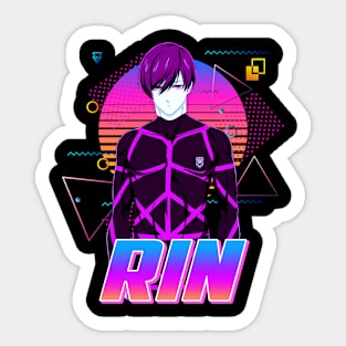 Rin Itoshi Retro Sticker